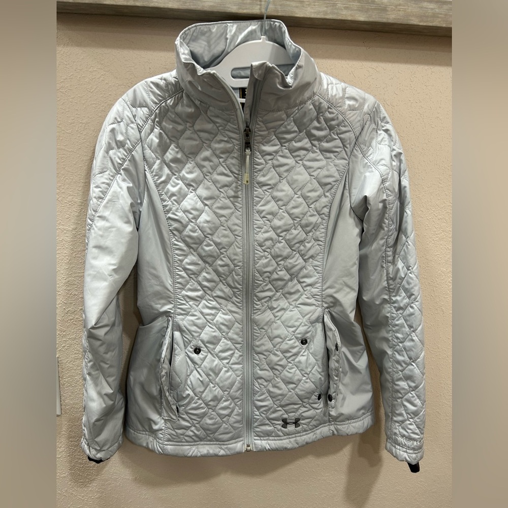 Under Armour UA Storm Coldgear Infrared Primaloft Womens Jacket Silver